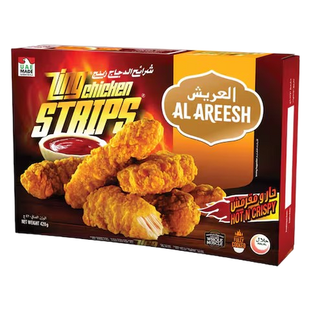 AL AREESH CHICKEN STRIPS 420gm