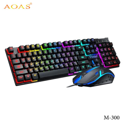 AOAS GAMING MOUSE W/KEYBOARD M-300