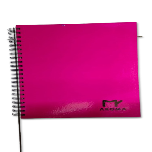 AROMA SPIRAL H/C NOTEBOOK A4