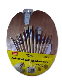 ARTIST BRUSH With WOODEN BOARD AB-250