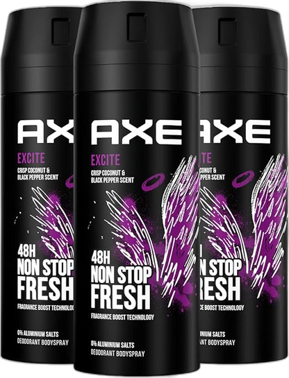 AXE BODY SPRAY EXCITE 150ml