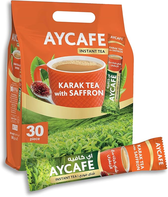 AYCAFE 3in1 KARAK TEA SAFFRON 30Sachet