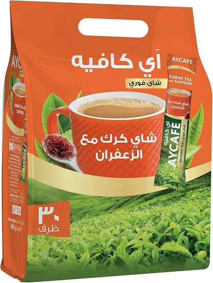 AYCAFE 3in1 KARAK TEA SAFFRON 30Sachet