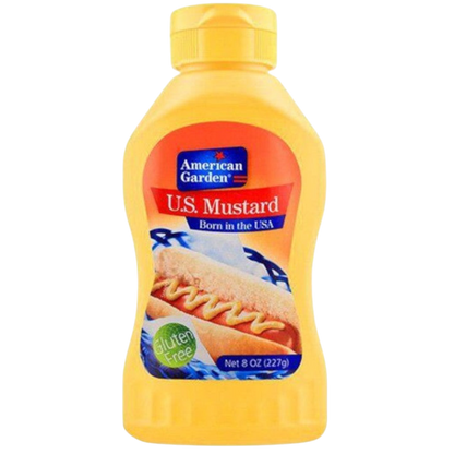 American Garden U.S. Mustard Original, Gluten-Free, Vegan, 227g