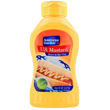 American Garden U.S. Mustard Original, Gluten-Free, Vegan, 227g