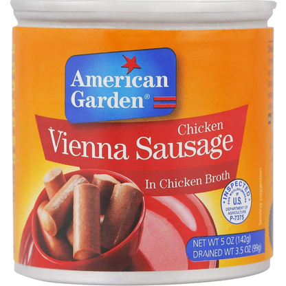 American Garden Chicken Vienna Sausage 5 Oz