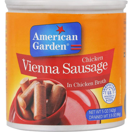 American Garden Chicken Vienna Sausage 5 Oz