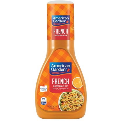 American Garden French Dressing & Dip, Gluten-Free, Dairy-Free, 267ml