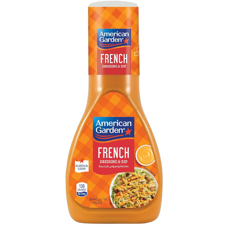 American Garden French Dressing & Dip, Gluten-Free, Dairy-Free, 267ml