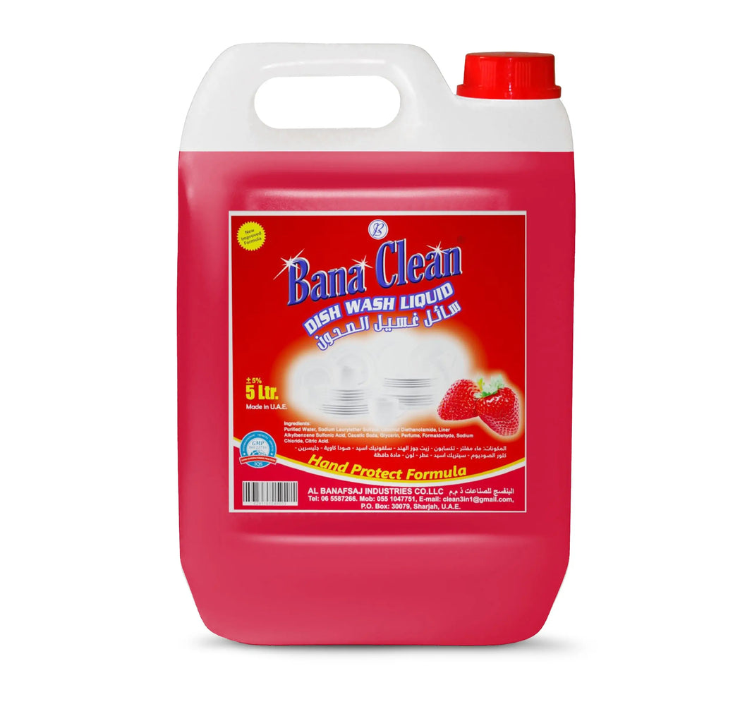 BANACLEAN DISHWASH LIQUID 5Ltr