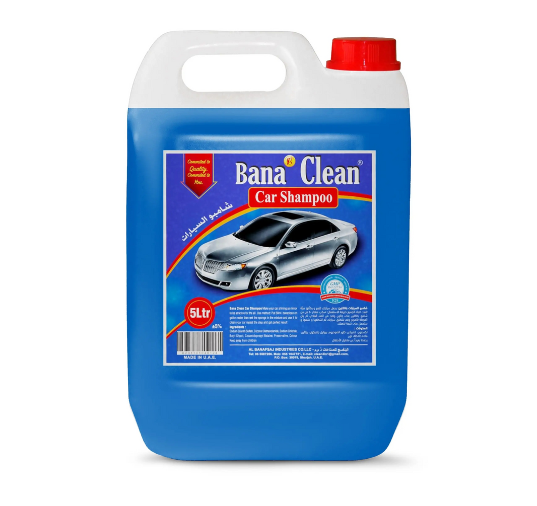 BANA CLEAN CAR SHAMPOO 5Ltr