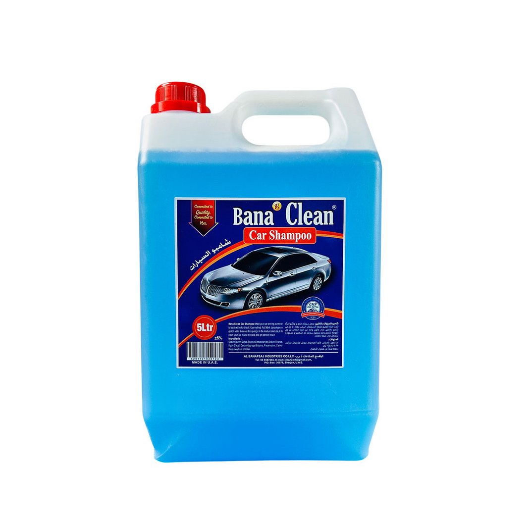 BANA CLEAN CAR SHAMPOO 5Ltr