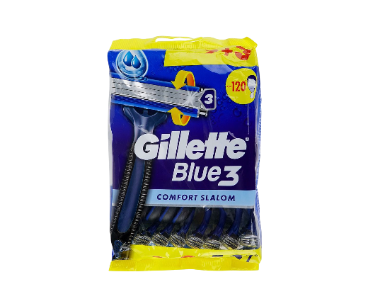 Gillette Blue3 Comfort Disposable Razor, 12 Pieces