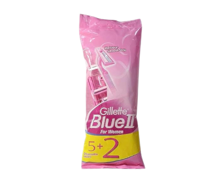 Gillette Blue II Pink Razors for Women, 15 Pieces
