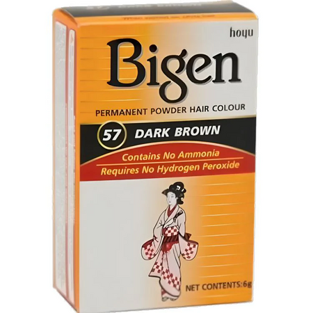 BIGEN POWDER HAIR DYE 6gm DARK BROWN