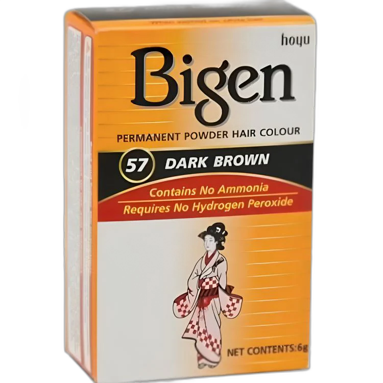 BIGEN POWDER HAIR DYE 6gm DARK BROWN
