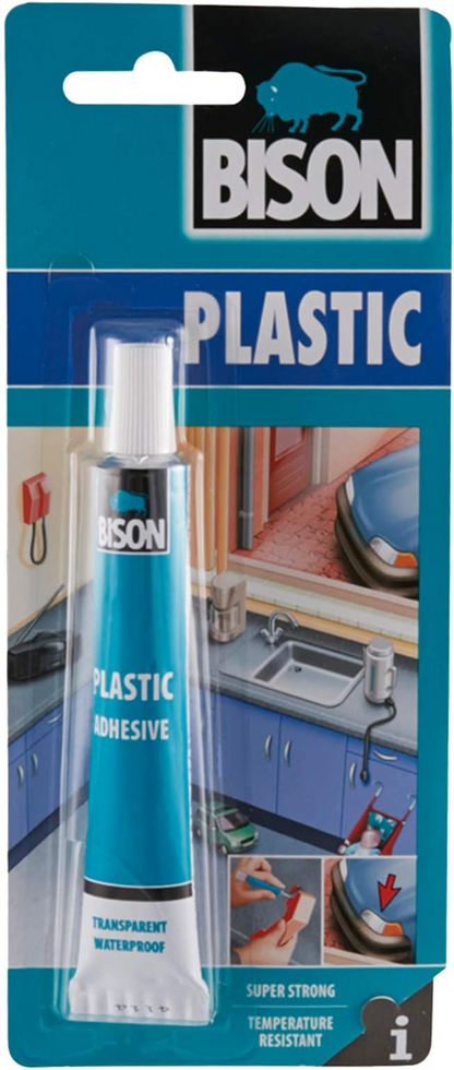 BISON PLASTIC ADHESIVE GLUE 25ML