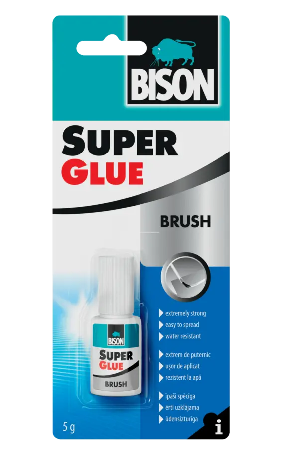 BISON SUPER GLUE BRUSH 5G