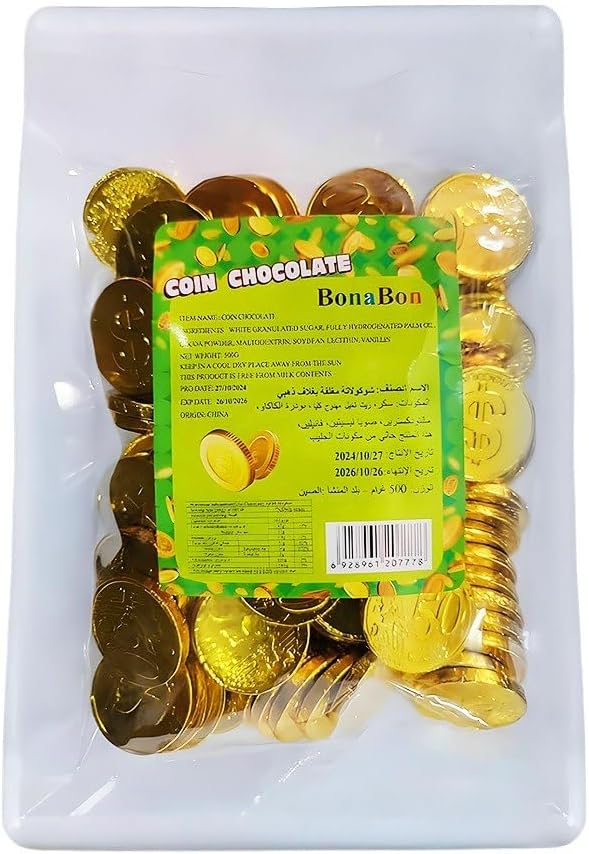 BONABON GOLDEN MEDAL COIN CHOCOLATE 500gm