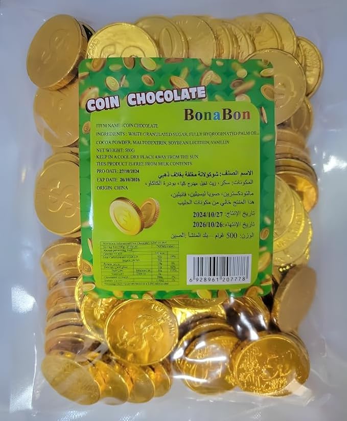 BONABON GOLDEN MEDAL COIN CHOCOLATE 500gm