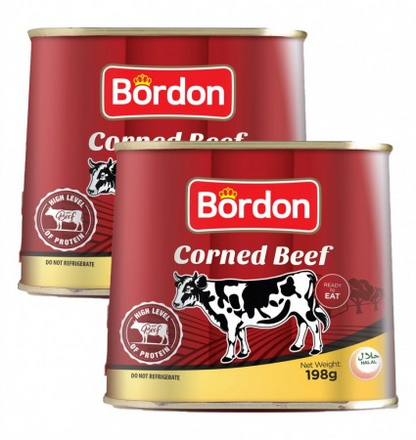 BORDON CORNED BEEF 198gm