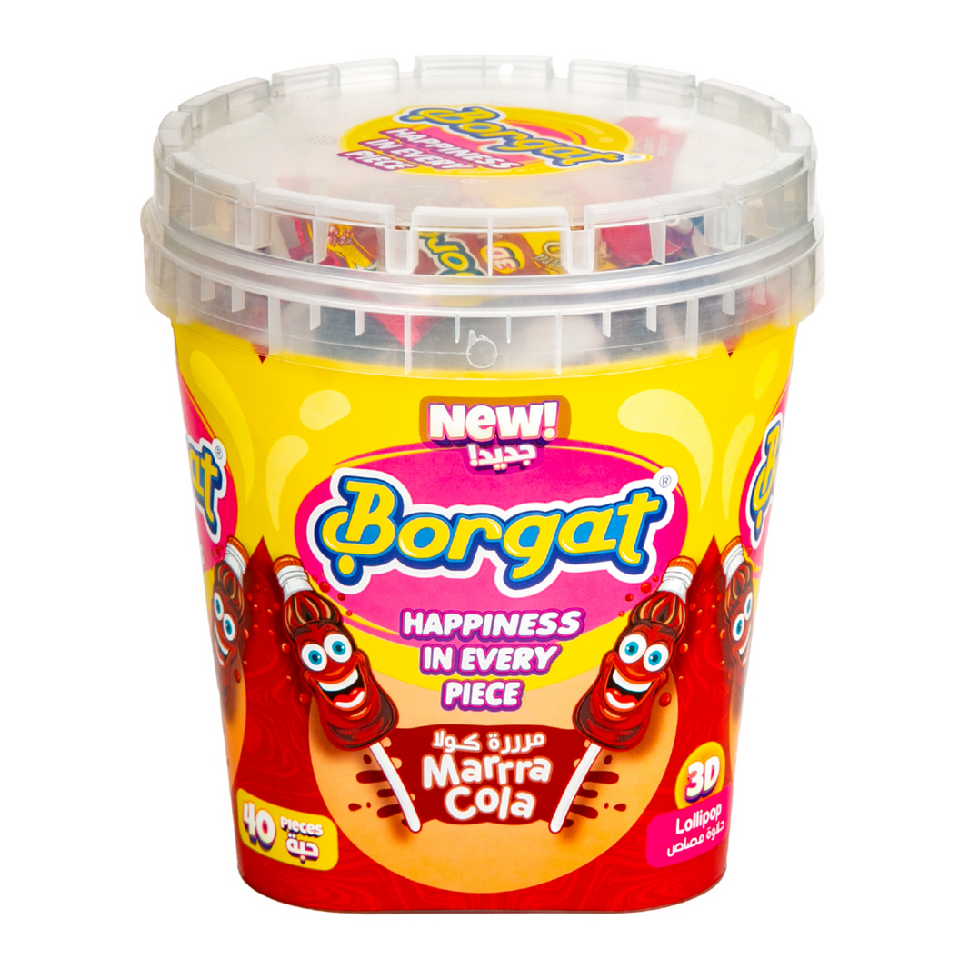BORGAT 3D COLA LOLLYPOP 40Pcs