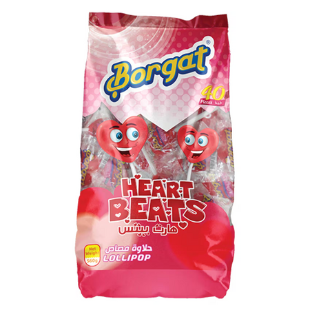 BORGAT HEART LOLLYPOP 40Pcs
