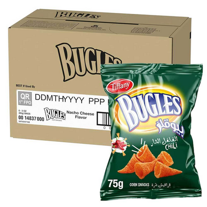 BUGLES CHILLI CORN SNACK 75gm