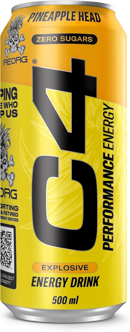 C4 PINEAPPLE ENERGY DRINK 500ml