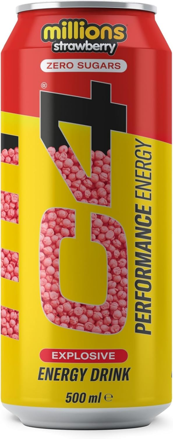 C4 STRAWBERRY ENERGY DRINK 500ml