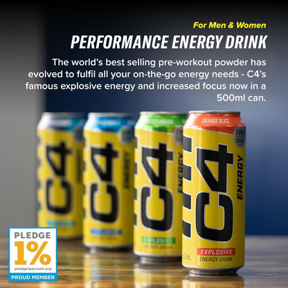 C4 STRAWBERRY ENERGY DRINK 500ml