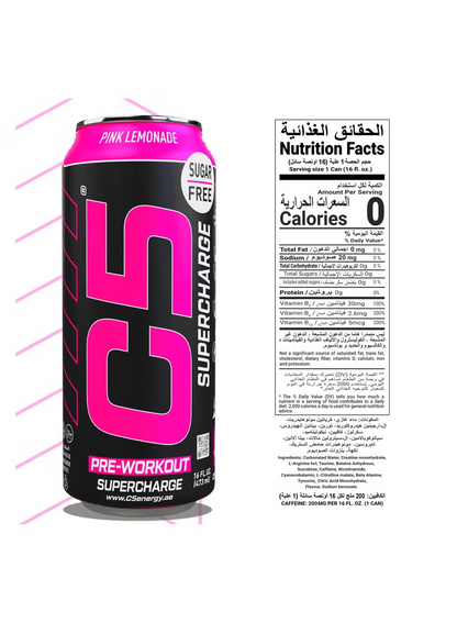 C5 PINK LEMONADE ENERGY DRINK 500ml