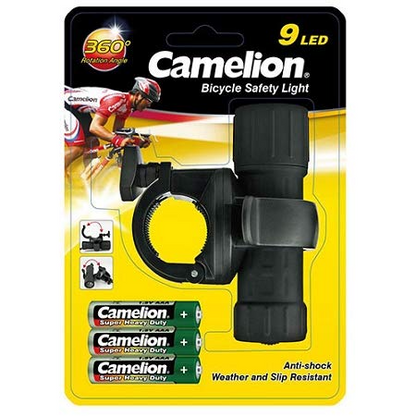 CAMELION BICYCLE SAFERTY LIGHT 9LED
