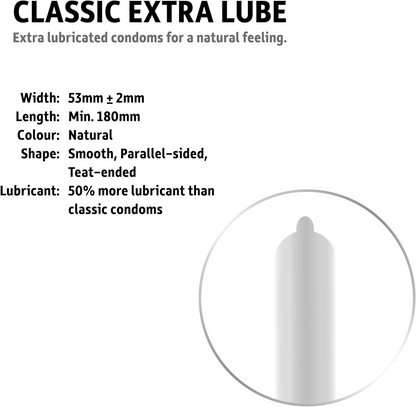 CAREX EXTRA LUBE CONDOM 12PCS