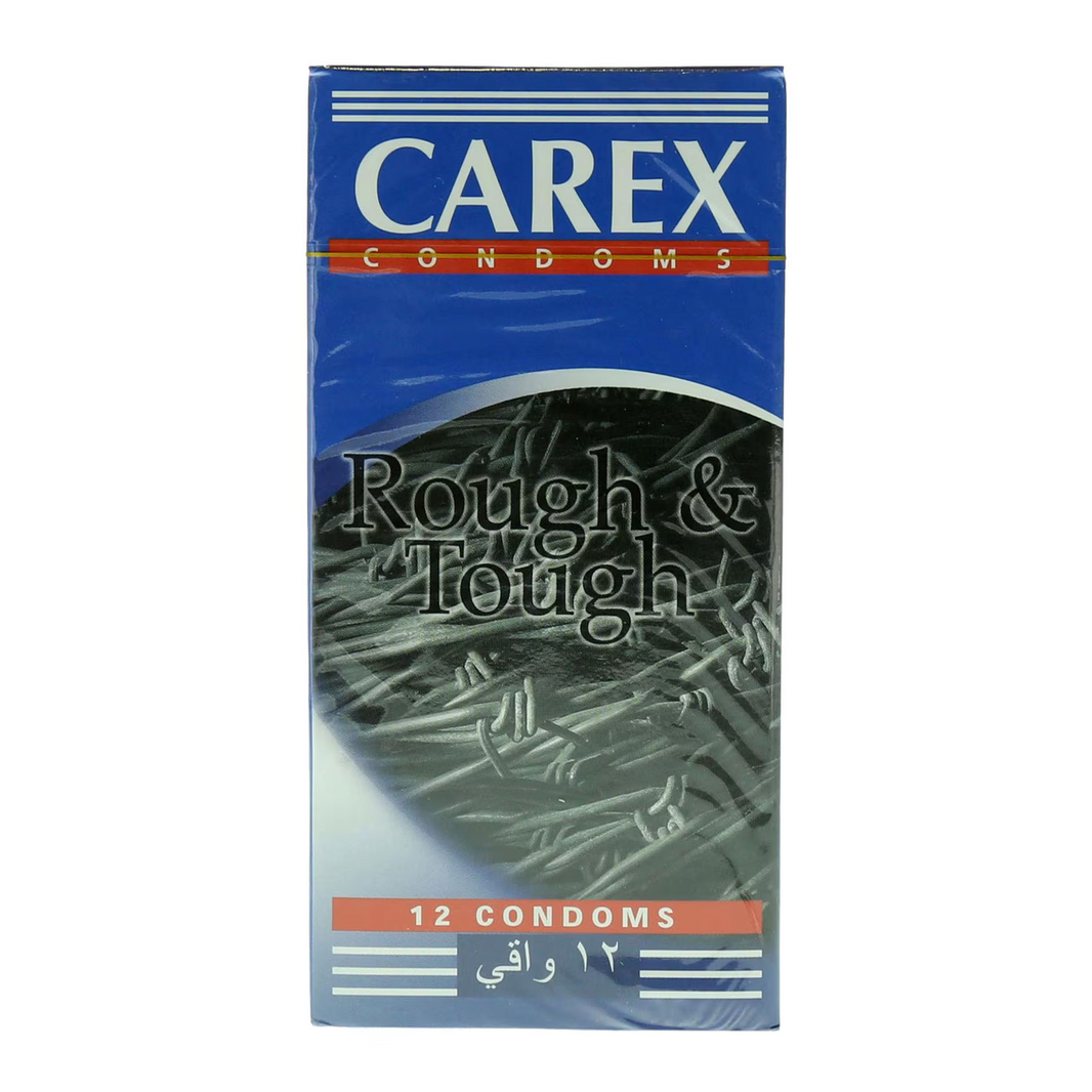 CAREX ROUGH & TOUGH CONDOM 12PCS