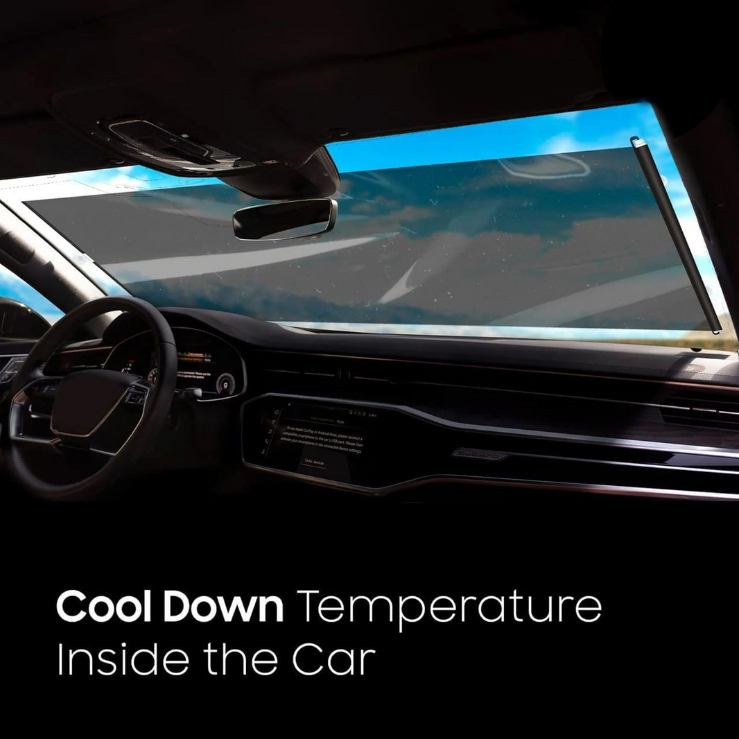 CAR ROLLER SUN SHADE 42x140cm HA-42
