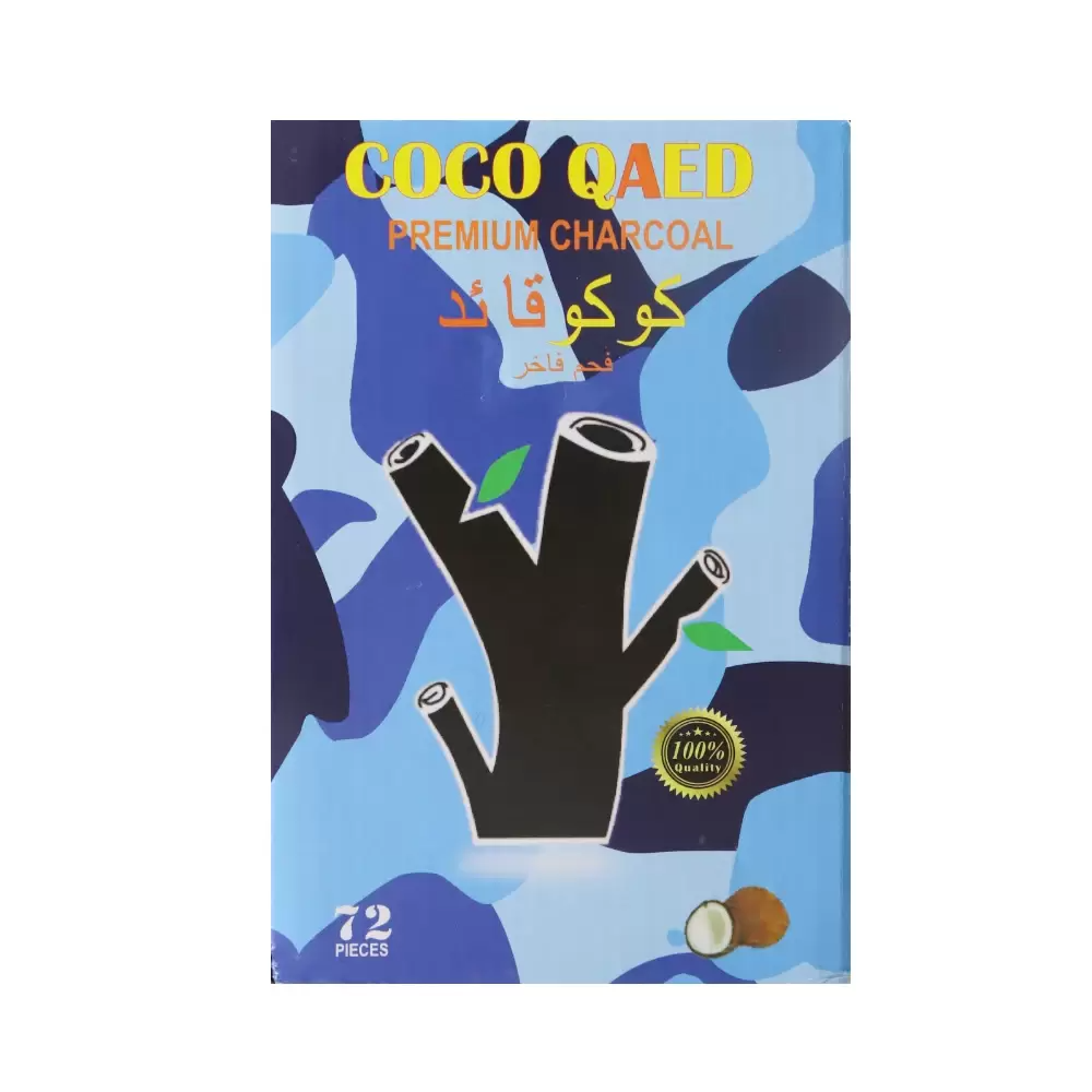 CHARCOAL COCO QAED BLUE 72Pc