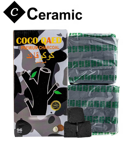 CHARCOAL COCO QAED GREY 96Pc