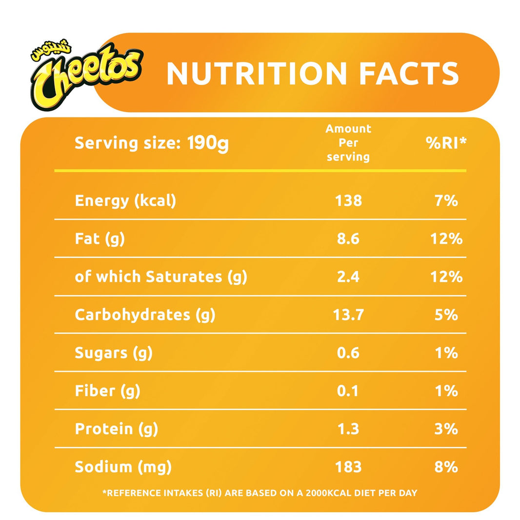 CHEETOS CRUNCHY 190gm