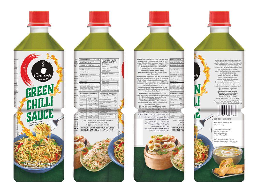 CHINGS GREEN CHILLI SAUCE 620ml