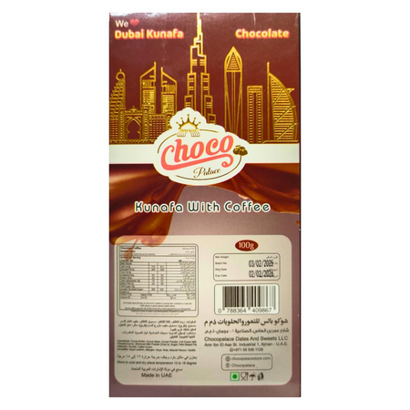 CHOCO KUNAFA W/COFFEE 100gm