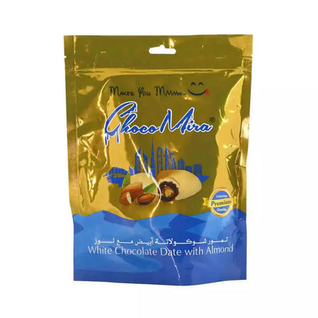 CHOCO MIRA WHITE CHOCO ALMOND 300gm