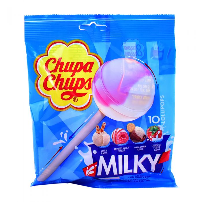 CHUPA CHUPA MILKY ICE CREAM CANDY 10Pcs