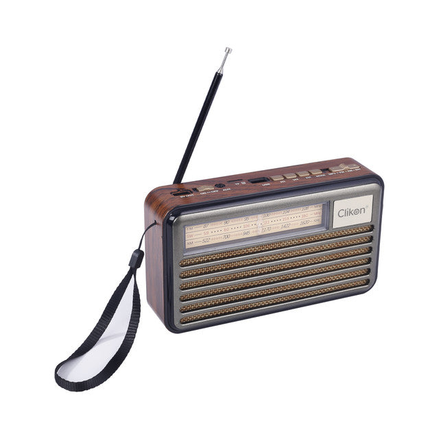 Clikon Classic Retro Bluetooth Radio 1200Mah Ck837