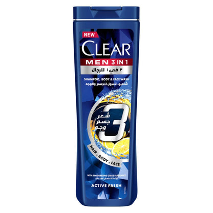 CLEAR MEN 3 IN1 SHAMPOO 400ML