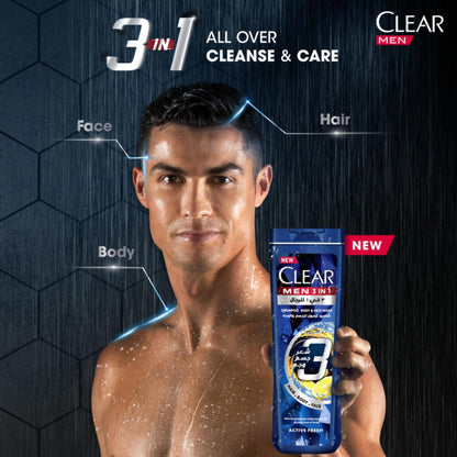CLEAR MEN 3 IN1 SHAMPOO 400ML