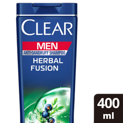 CLEAR MEN SHAMPOO 400ml HERBAL FUSION