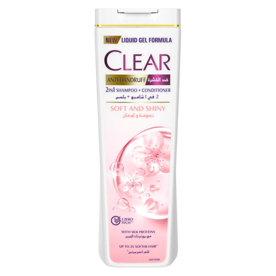 CLEAR SHAMPOO SOFT&SHINY 400ML