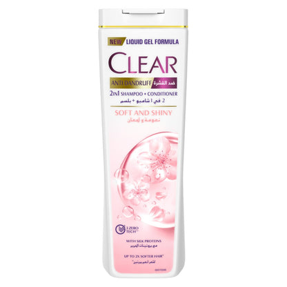 CLEAR SHAMPOO SOFT&SHINY 400ML