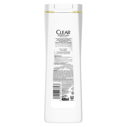 CLEAR SHAMPOO SOFT&SHINY 400ML
